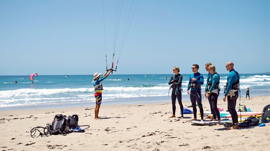 moniteur de kitesurf