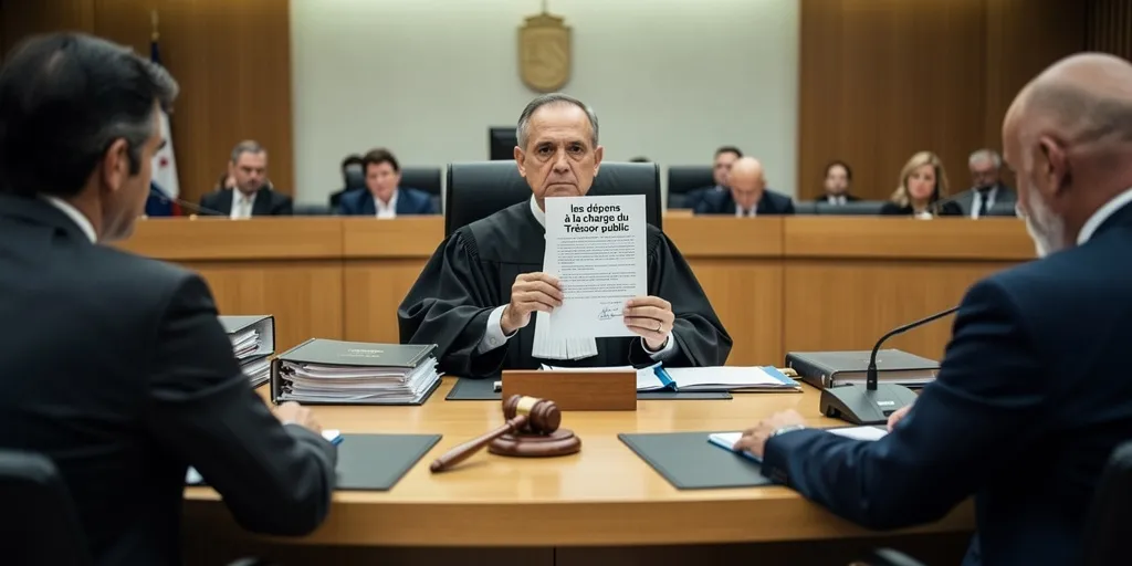 laisse les dépens à la charge du trésor public