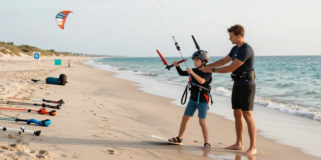 apprendre kitesurf