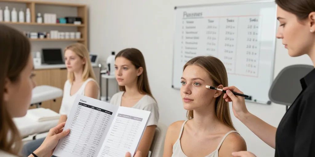 combien coute une formation esthetique