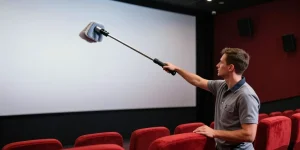 nettoyeur d'écran de cinema