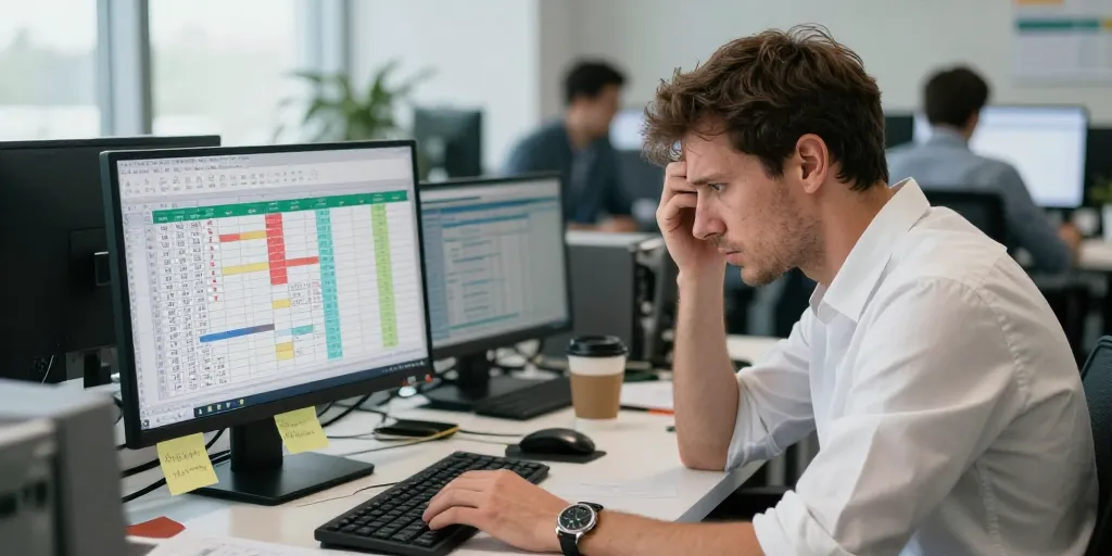 Pourquoi Excel atteint vite ses limites pour organiser les équipes ?
